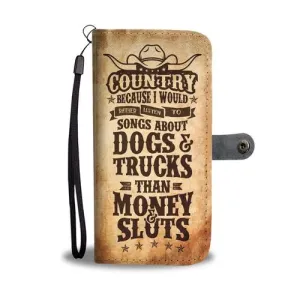 Country Living Wallet Phone Case with RFID Blocker