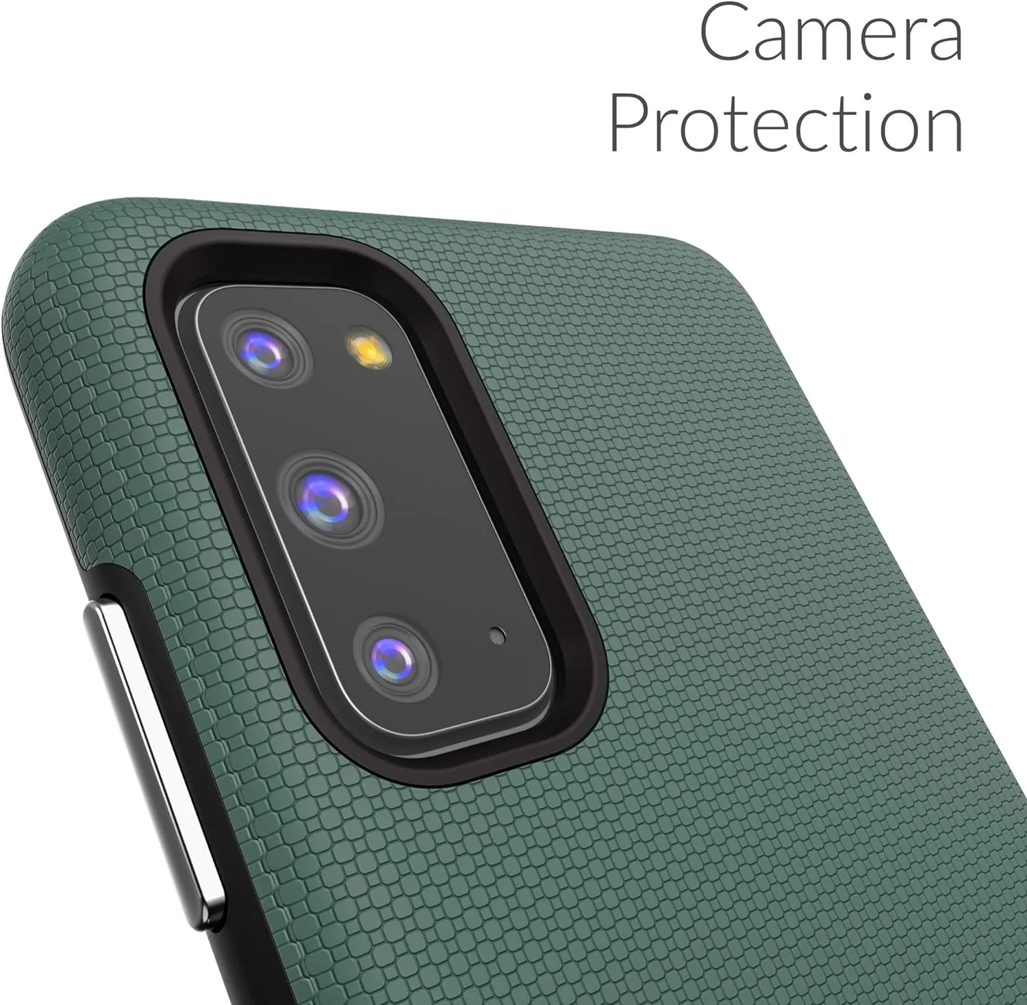 Crave Dual Guard for Samsung Galaxy S20 Case, Shockproof Protection Dual Layer Case for Samsung Galaxy S20, S20 5G - Forest Green