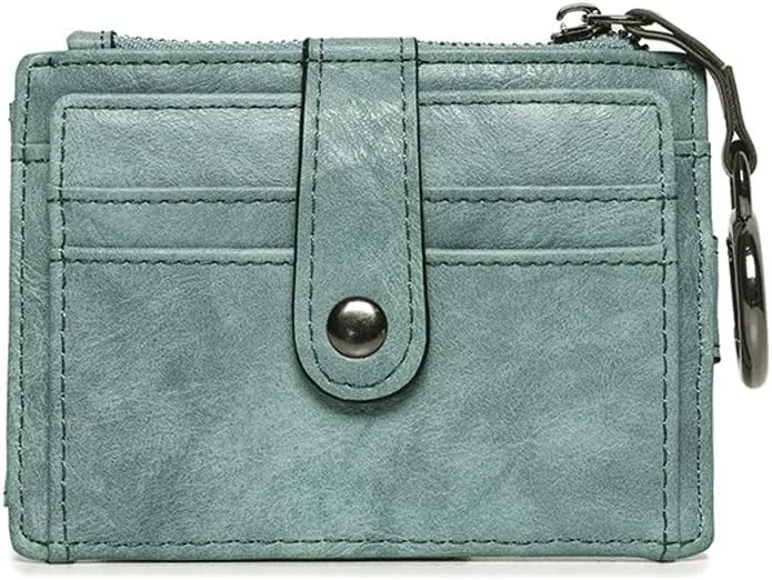 Credit Card Holder Slim Bag Quick Access Pull Tab Portable Mini Stacked Bill Wallet Credential Cover(E)