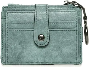 Credit Card Holder Slim Bag Quick Access Pull Tab Portable Mini Stacked Bill Wallet Credential Cover(E)