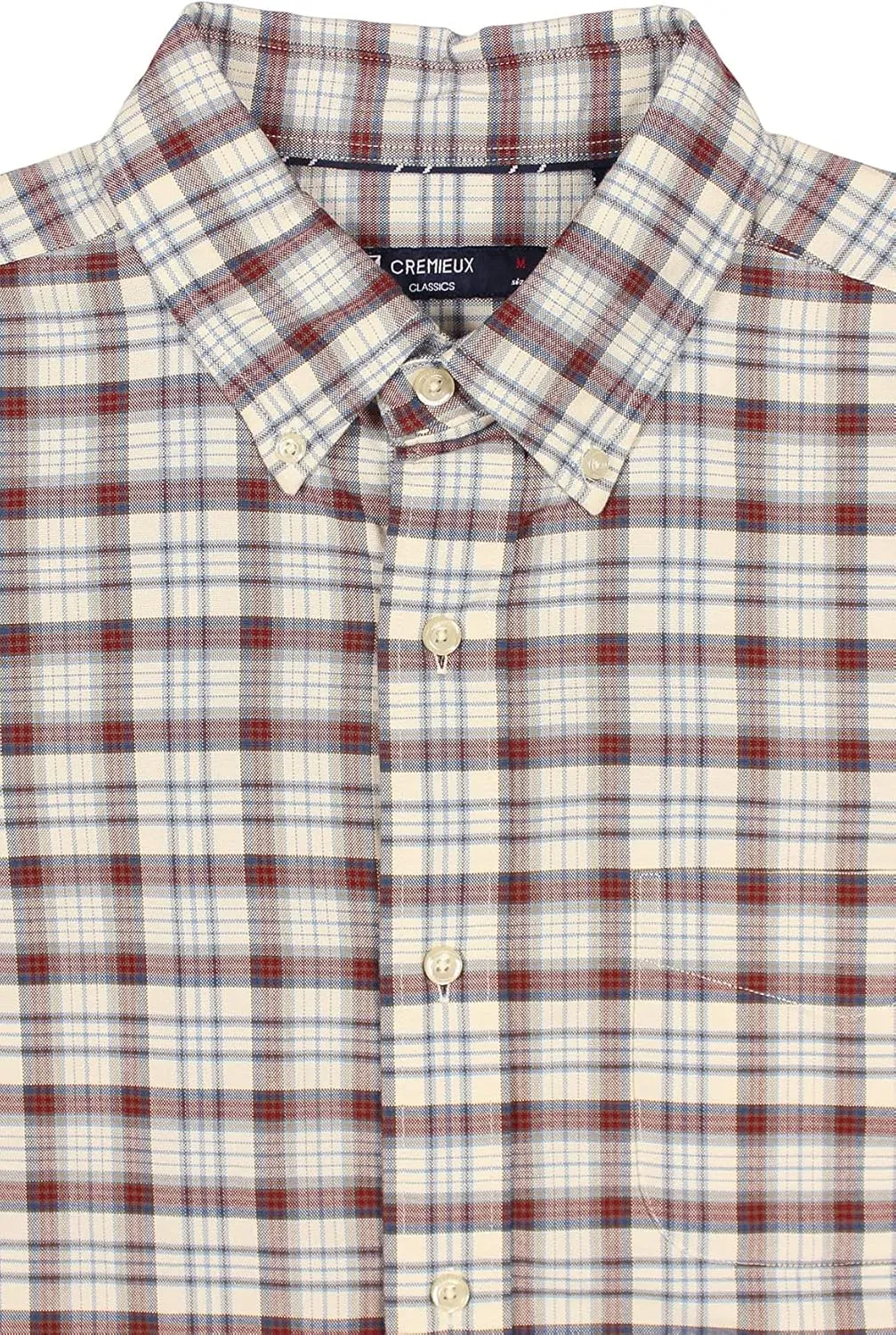 Cremieux Plaid Oxford Long-Sleeve Woven Shirt