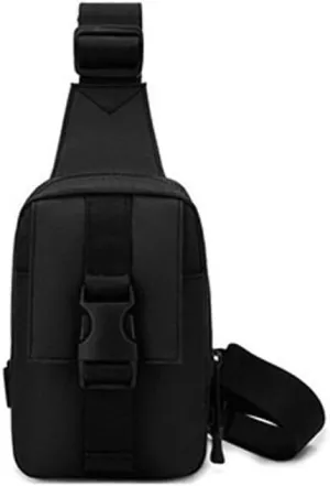 Crossbody Bag Men Tactics Backpack Large Capacity Camping Hiking Bag(Black)