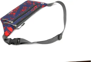 Crossbody Packs for Women and Men，Waist Packs with Hands-free Wallets (BLUE-RED)