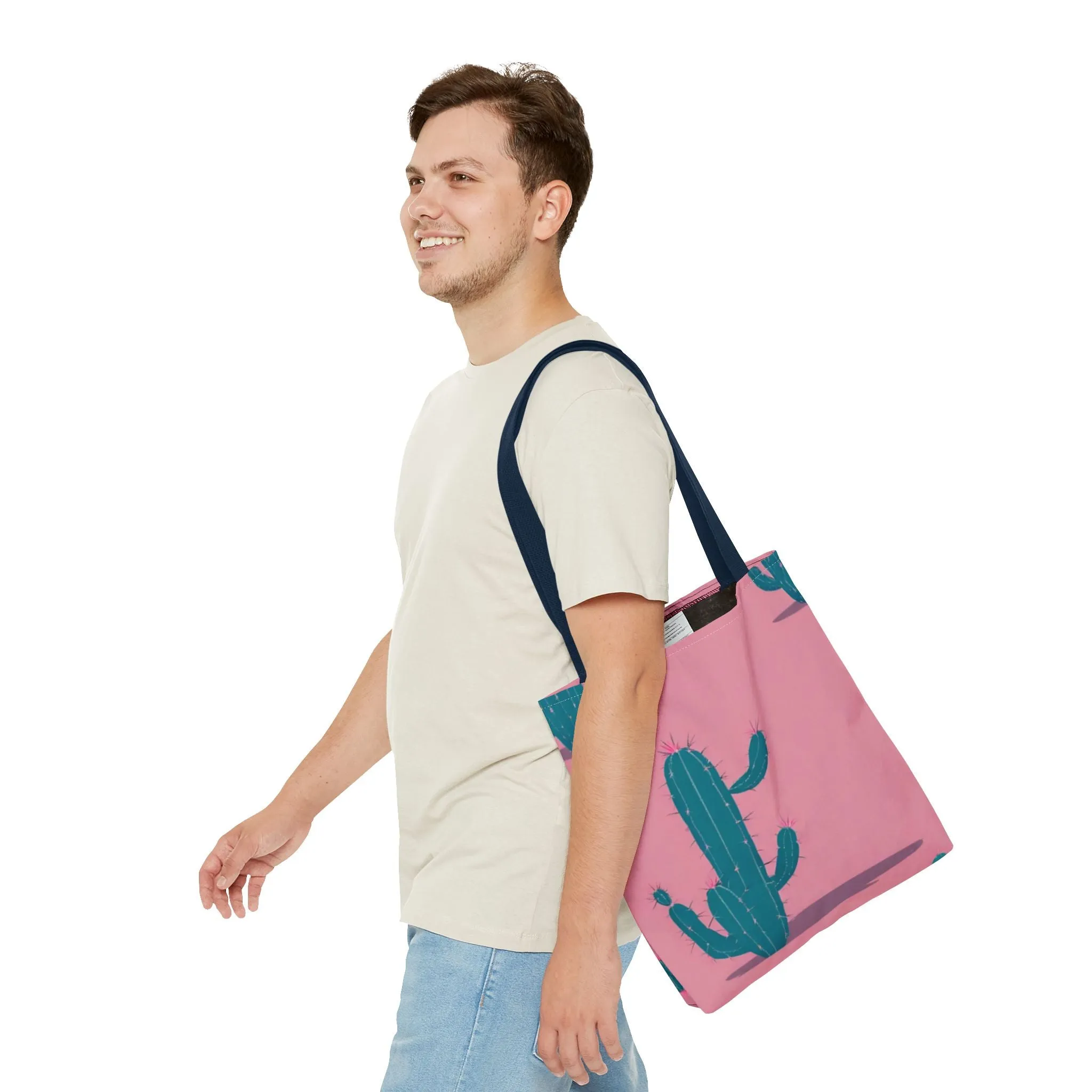 Cute cactus Tote Bag (AOP)