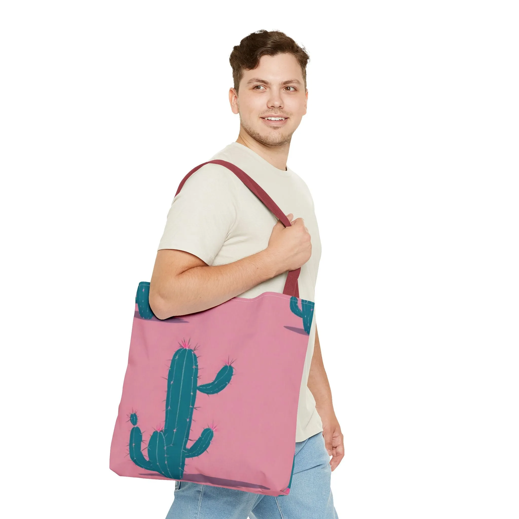 Cute cactus Tote Bag (AOP)