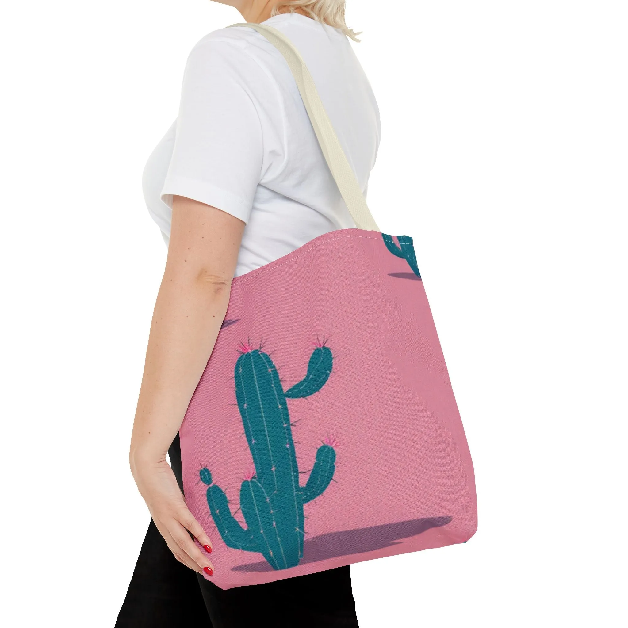 Cute cactus Tote Bag (AOP)