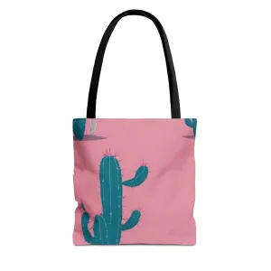 Cute cactus Tote Bag (AOP)