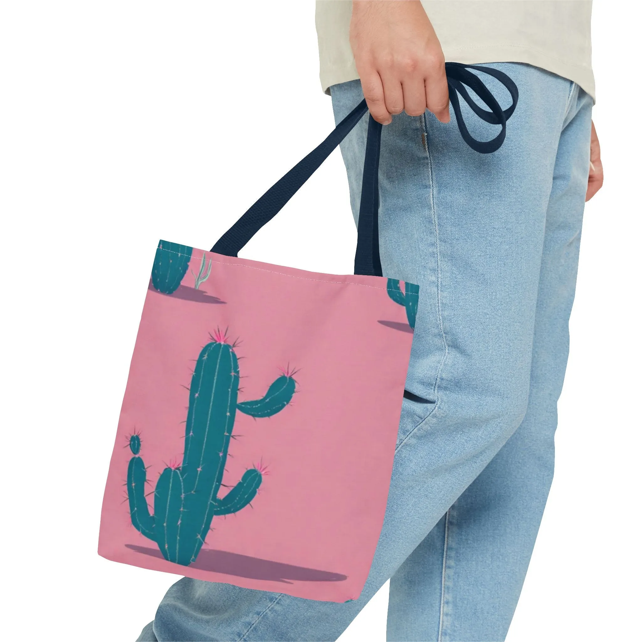 Cute cactus Tote Bag (AOP)