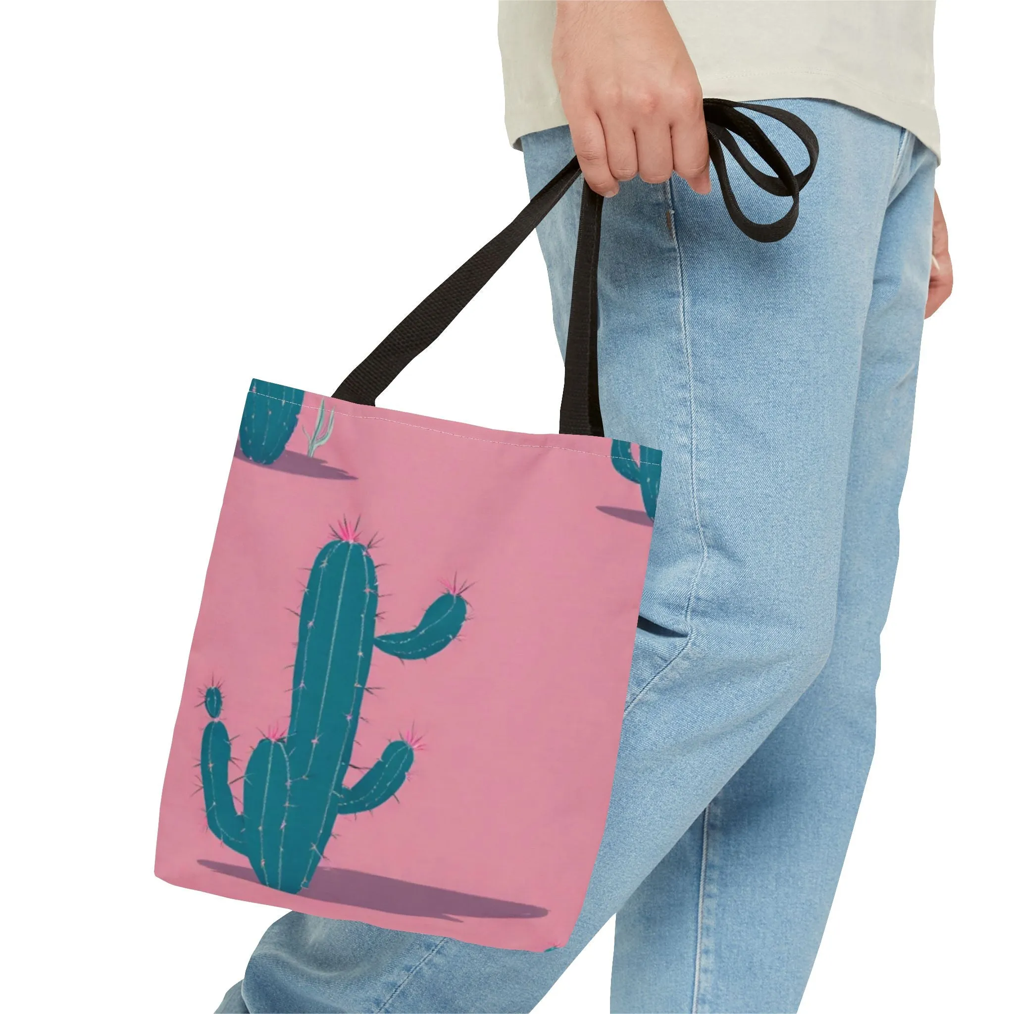Cute cactus Tote Bag (AOP)