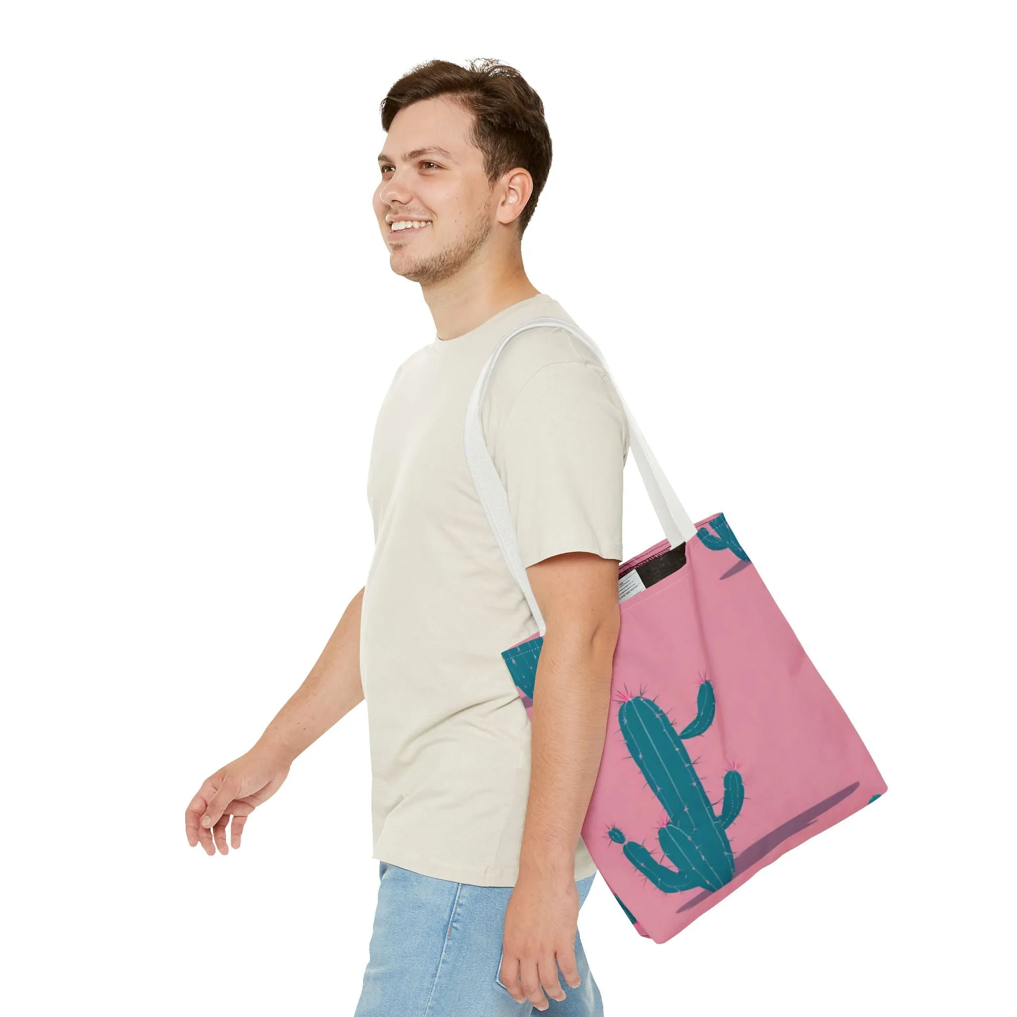 Cute cactus Tote Bag (AOP)