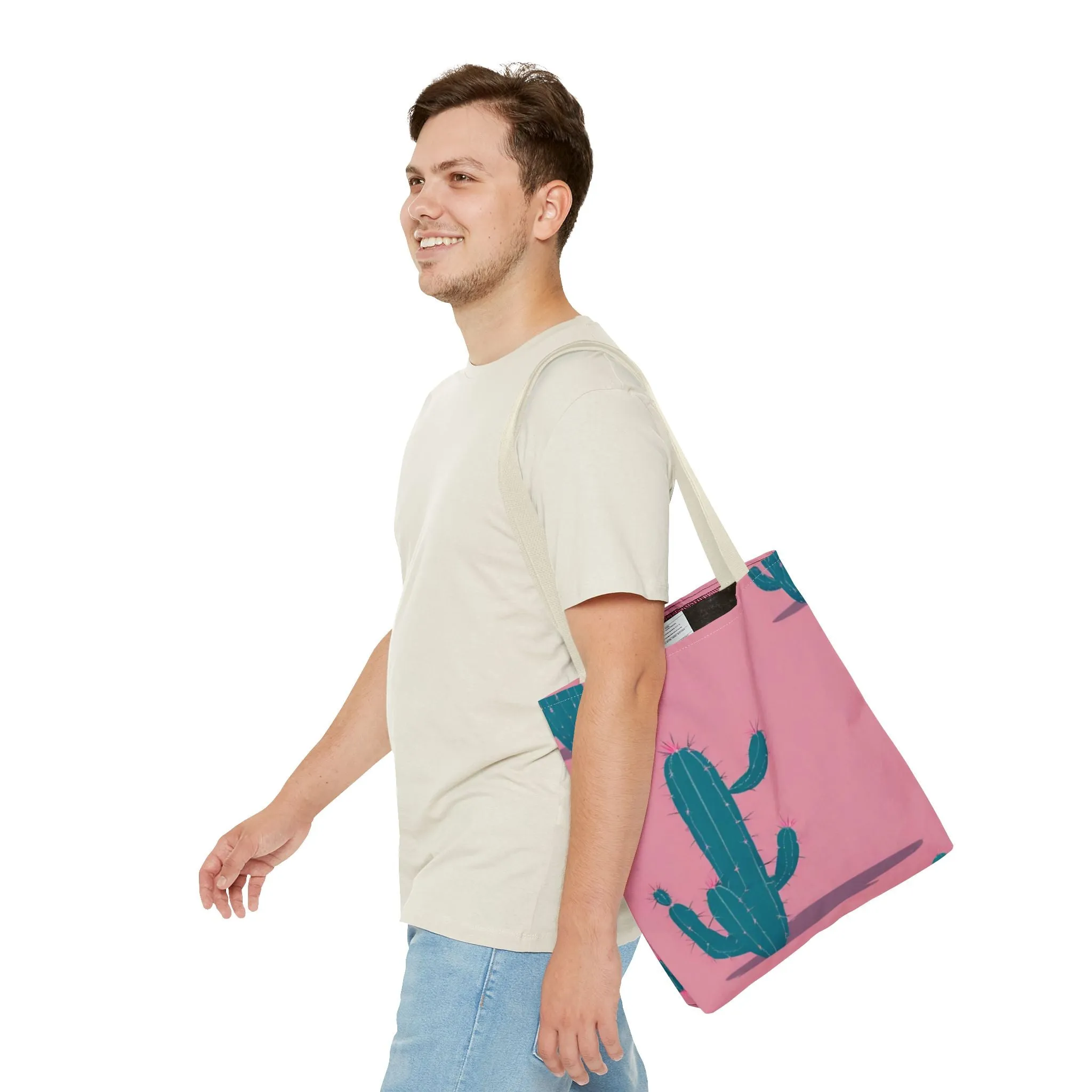 Cute cactus Tote Bag (AOP)