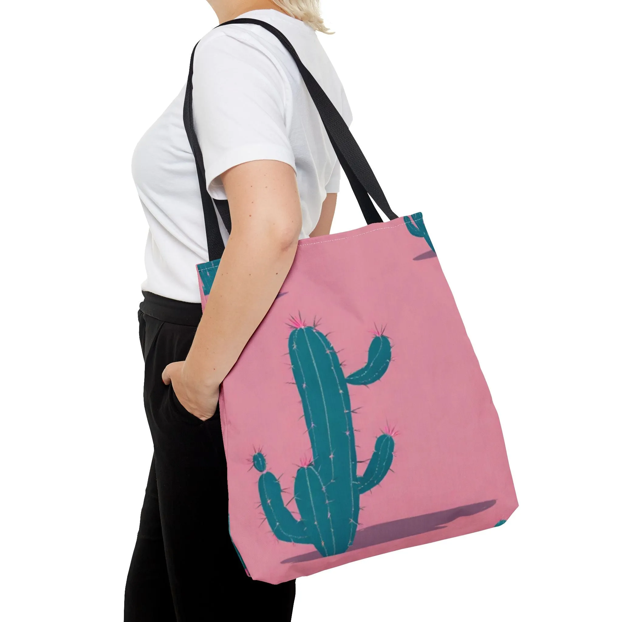 Cute cactus Tote Bag (AOP)