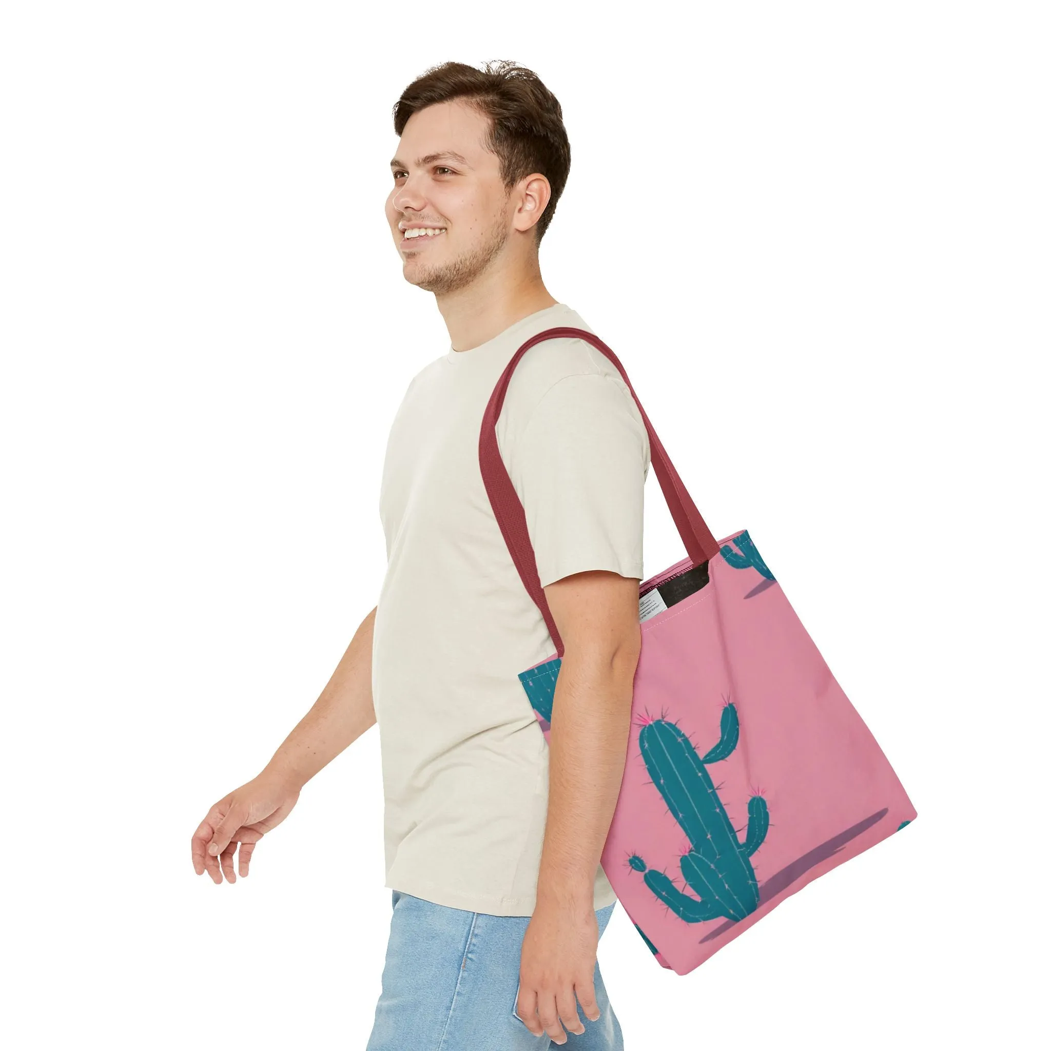 Cute cactus Tote Bag (AOP)