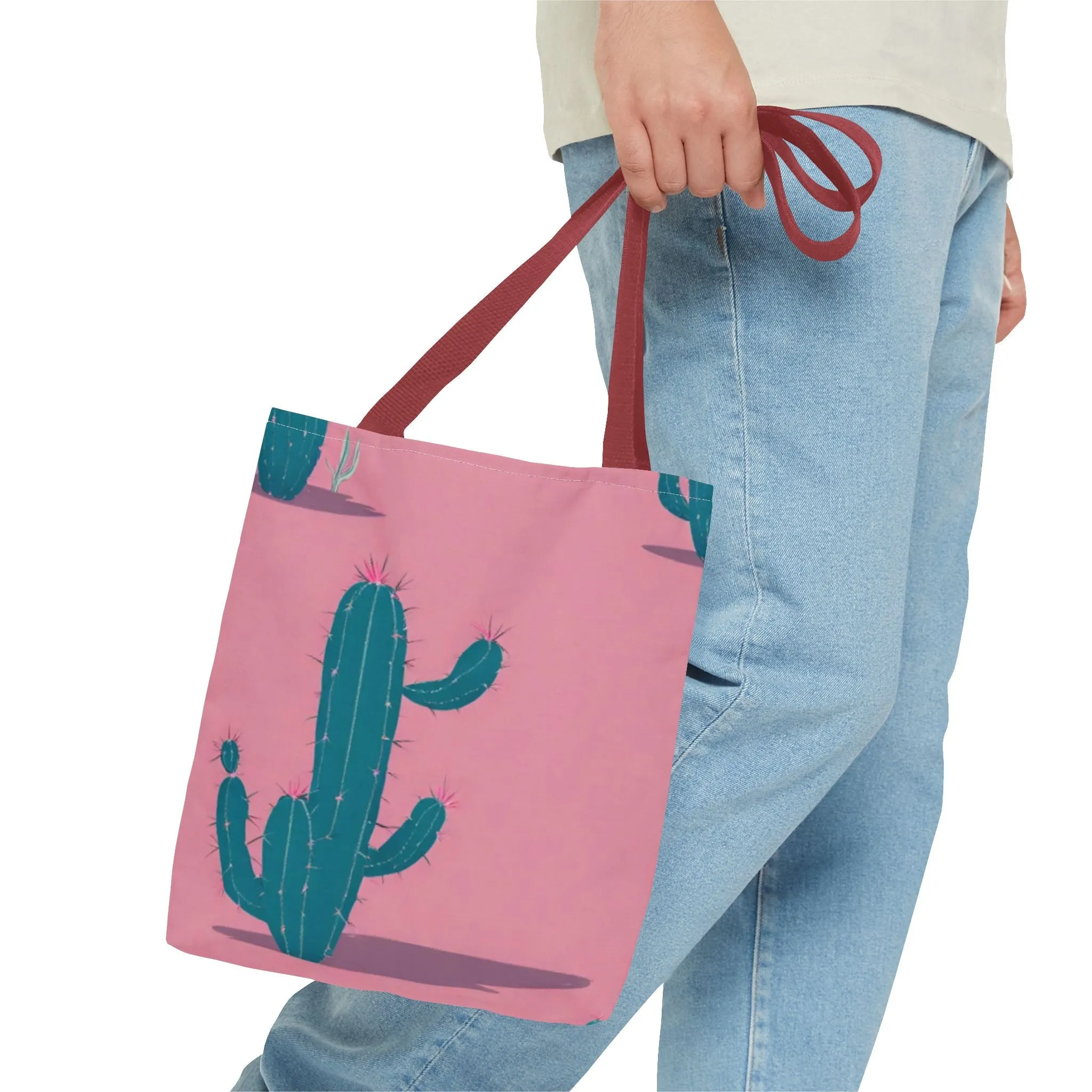 Cute cactus Tote Bag (AOP)