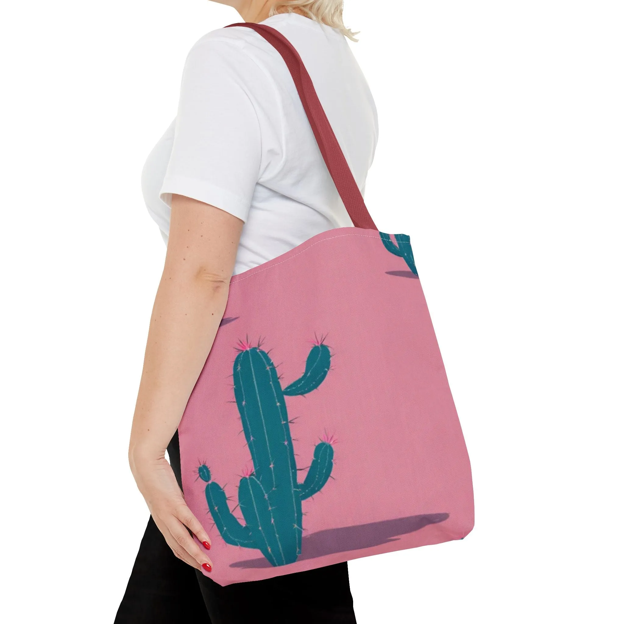 Cute cactus Tote Bag (AOP)