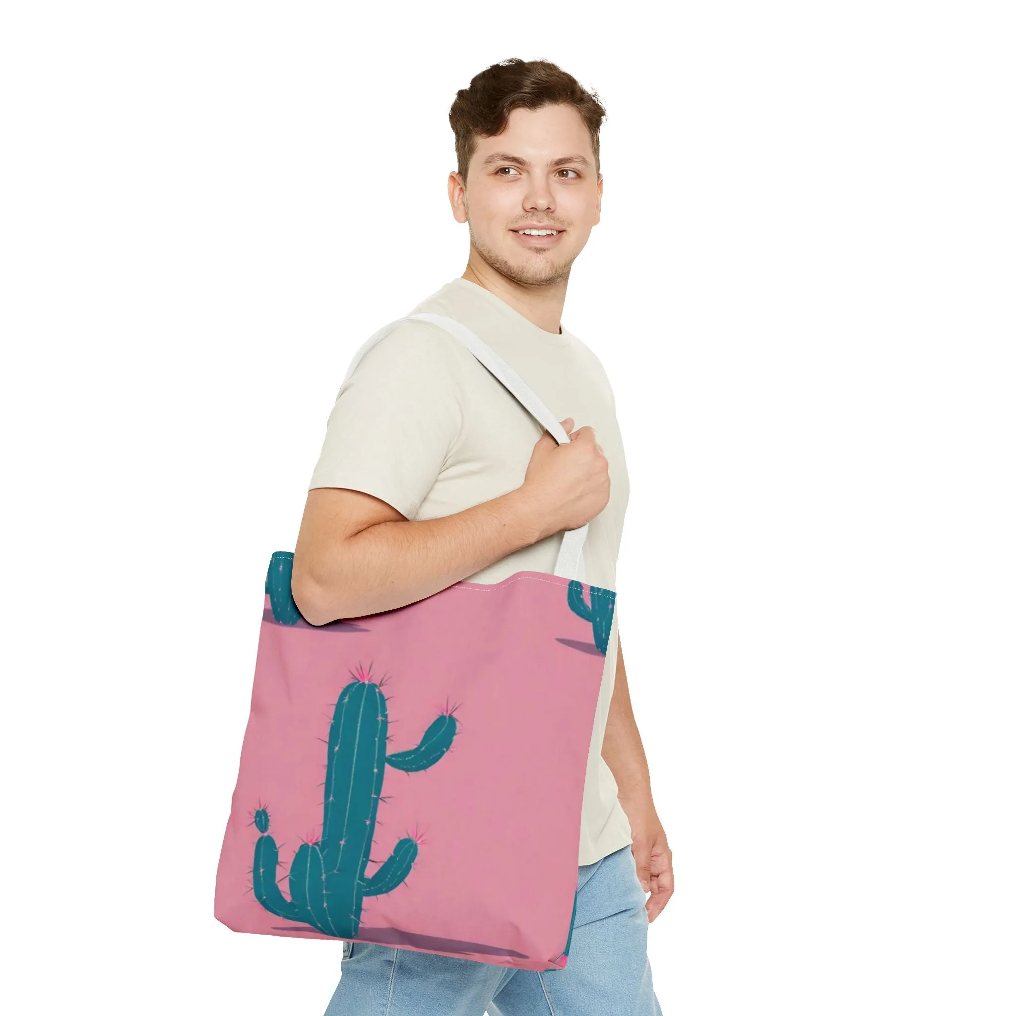 Cute cactus Tote Bag (AOP)