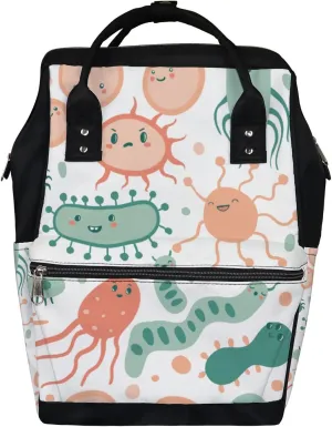 Cute Cats Kitten Diaper Bag Backpack Waterproof Backpack Baby Nappy Changing Bag for Travel Large Capacity Durable and Stylish for Woman