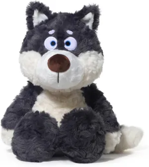 Cute Wolf Stuffed Animal – Soft Stuffed Wolf Plush Toy, Adorable Wolf Plushies for Kids, Dog Stuffed Animal Gift