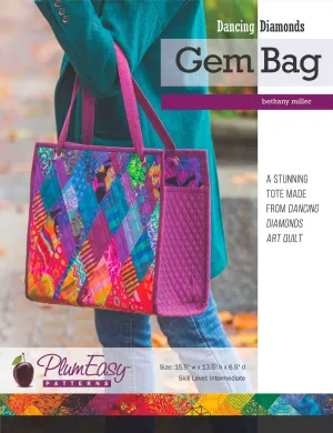 Dancing Diamonds Gem Bag Pattern