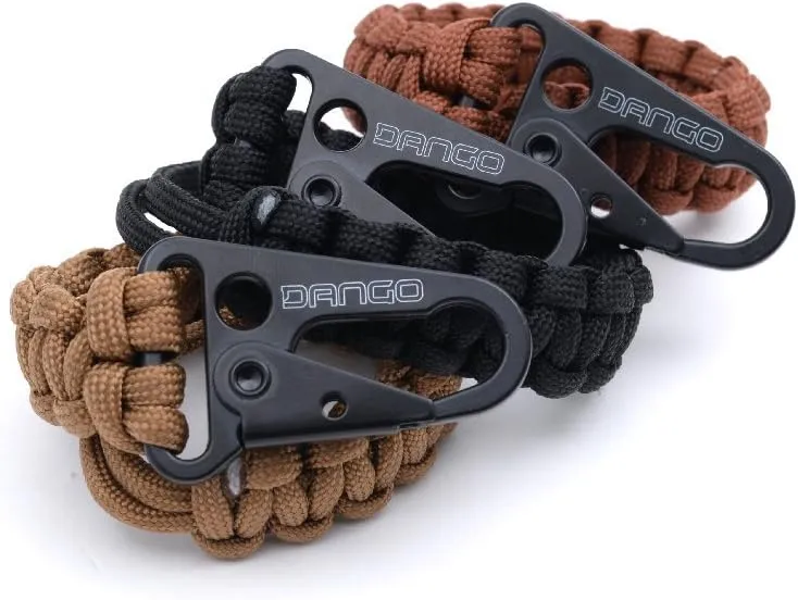 Dango EDC Tether - Cobra Weave 550 Paracord - 6 Inch Woven, 10 Feet Unraveled