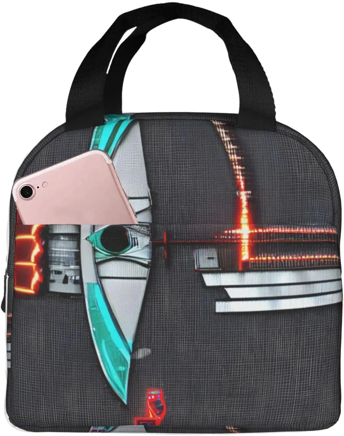 Darts Arrows Print Lightweight Insulated Lunch Bag Beach Trips Work Hiking Camping Daily Organization