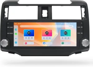 Dasaita 8GB 256GB Head Unit for 2010-2019 Toyota 4Runner 10.25" 2K Touchscreen Car Stereo, GPS Navigation, Wireless Apple CarPlay Android Auto, Built-in 4G Cellular, Android 13, Qualcomm 8 Core