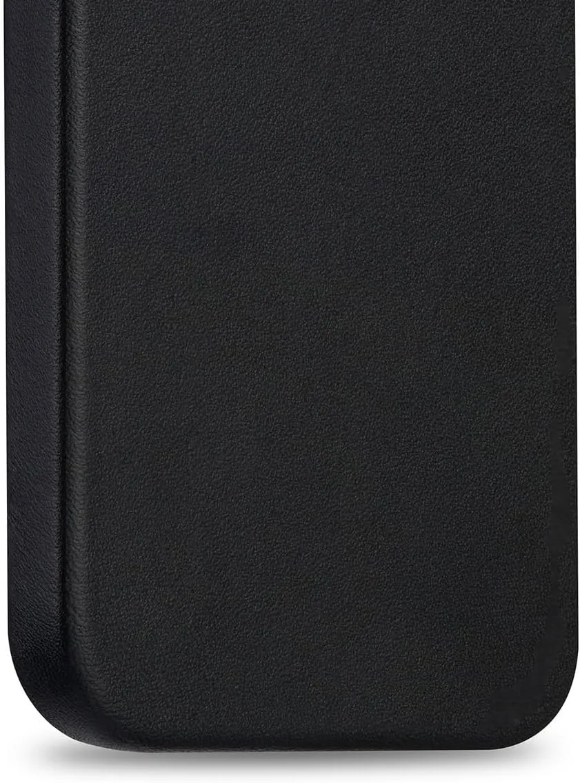 Designed for iPhone 14 Pro Leather Case,Italian Genuine Leather Case for iPhone 14 Pro, Built-in Magnets for Wireless Charging-Midnight