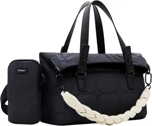 Desigual Accessories Nylon Hand Bag, Black