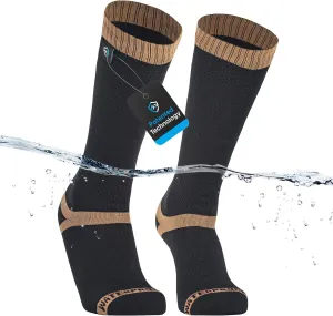 DexShell Waterproof Socks for Men & Women - Mid Calf Boot Sock, Warm for Hiking Camping in Extreme Cold Wet Weather