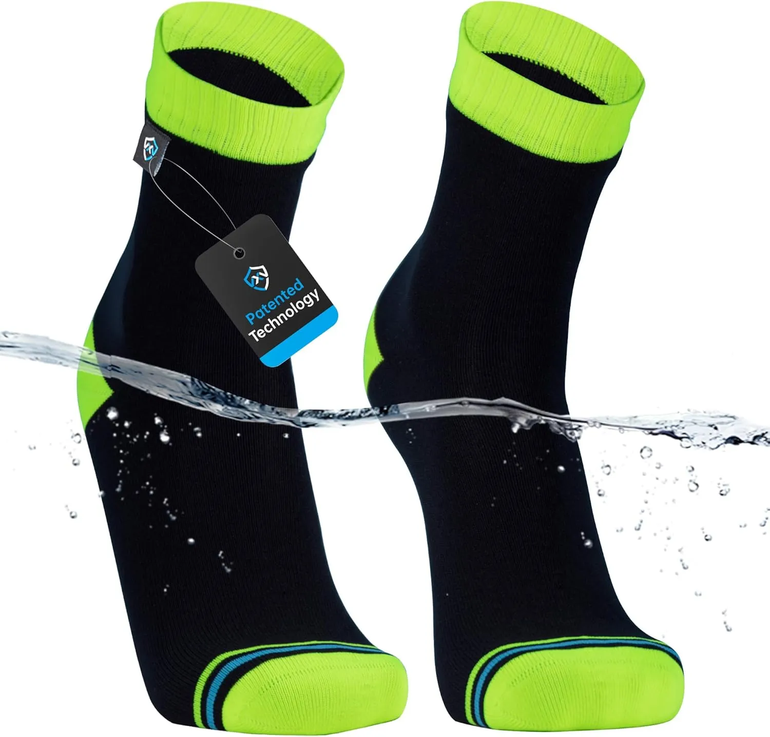 DexShell Waterproof Socks for Men & Women, Ultralite for Hiking Walking Outdoor Activities in Cold Wet Weather, Unisex Ankle