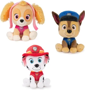 DHE Gund Paw Patrol Plush uffed Animals Bundle of 3 Characters, 6 h Marshall, Chase and Skye, Multi-lored