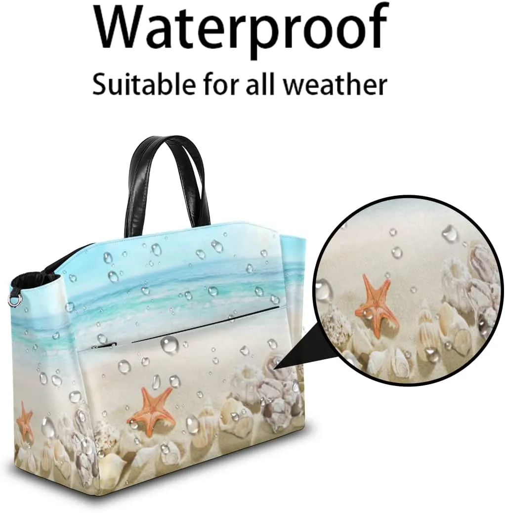 Diaper Bag Tote with Stroller Straps Large Travel Diaper Tote Bag Baby Bag Multifunction Nappy Bags for Mom and Dad