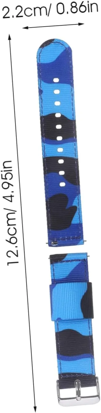 Didiseaon Camouflage Strap Wrist Bands Wristbands Watch Supplies Men Wristband Watch Accessories Nylon