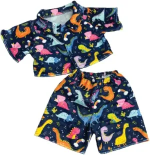 Diggin' Dinos Pj's 8-Inch Plush Accessory - Cute and Cozy Dinosaur-Themed Pajamas for Your Plush Friends - Perfect for Bedtime Adventures