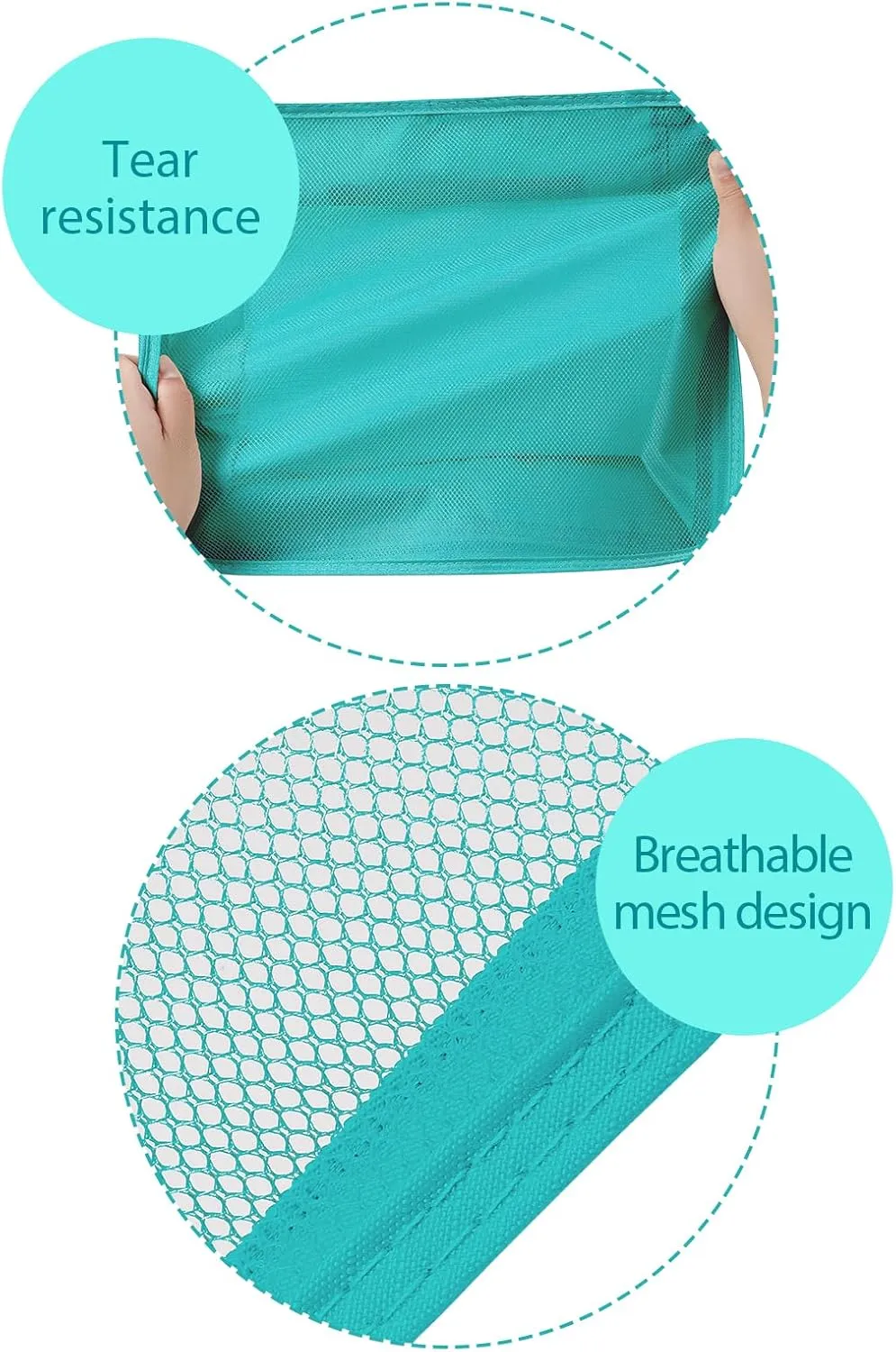 DIMJ Packing Cubes for Travel - Organizer Bags Set for Carry on Suitcase Lightweight Packing Cubes for Suitcase Cubes for luggage with Large Toiletries Bag (Green)