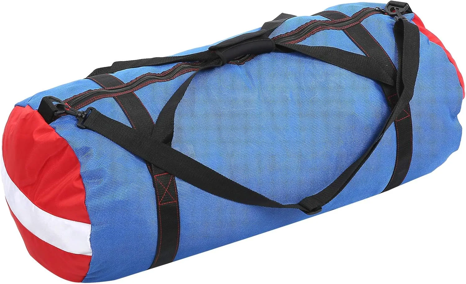 Diving Storage Mesh Shoulder Bag, Pack Handbag Equipment for Flipper Wet Clothes PVC Oxford, Large Capacity Foldable
