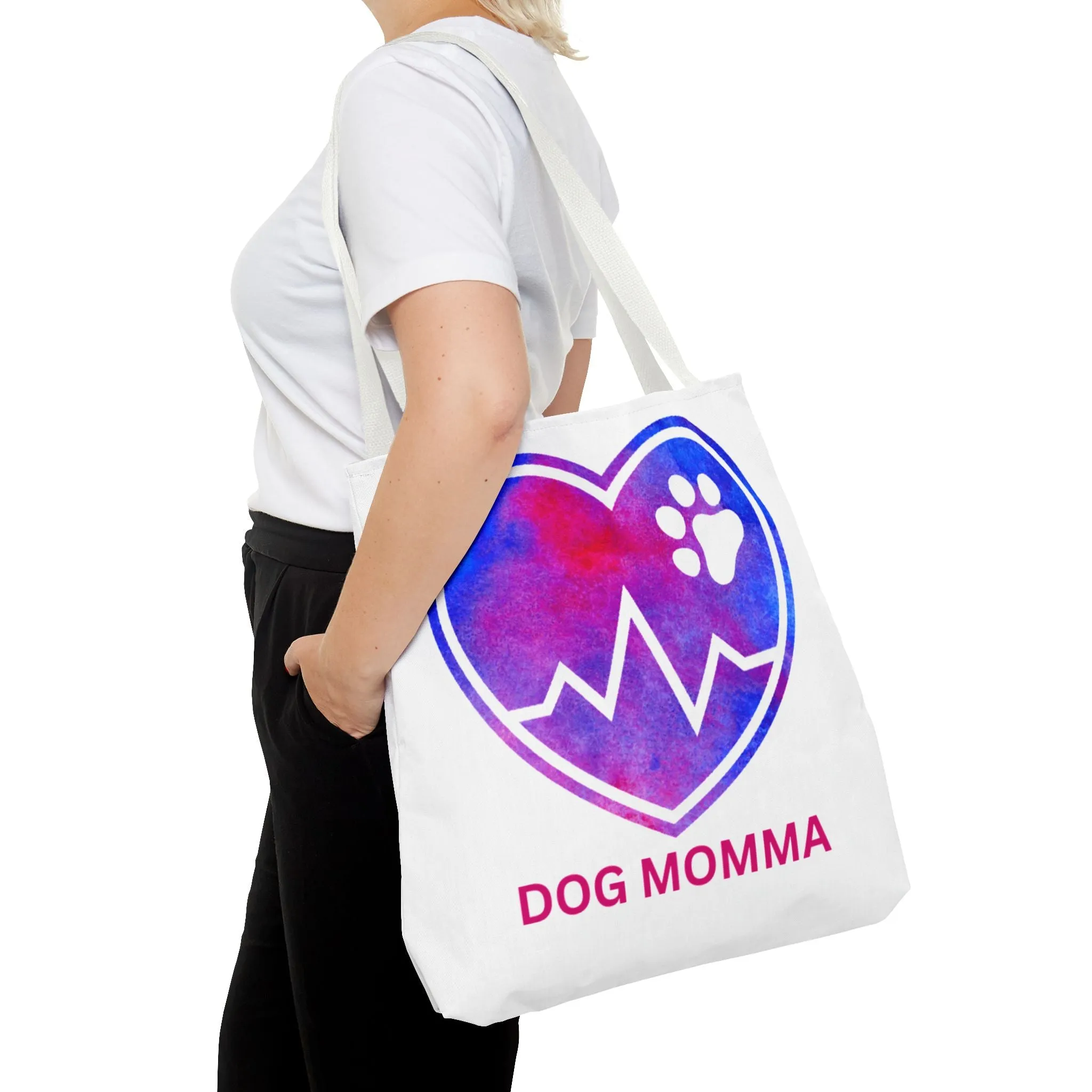 Dog Momma Tote Bag - Love, Paws & A Purpose