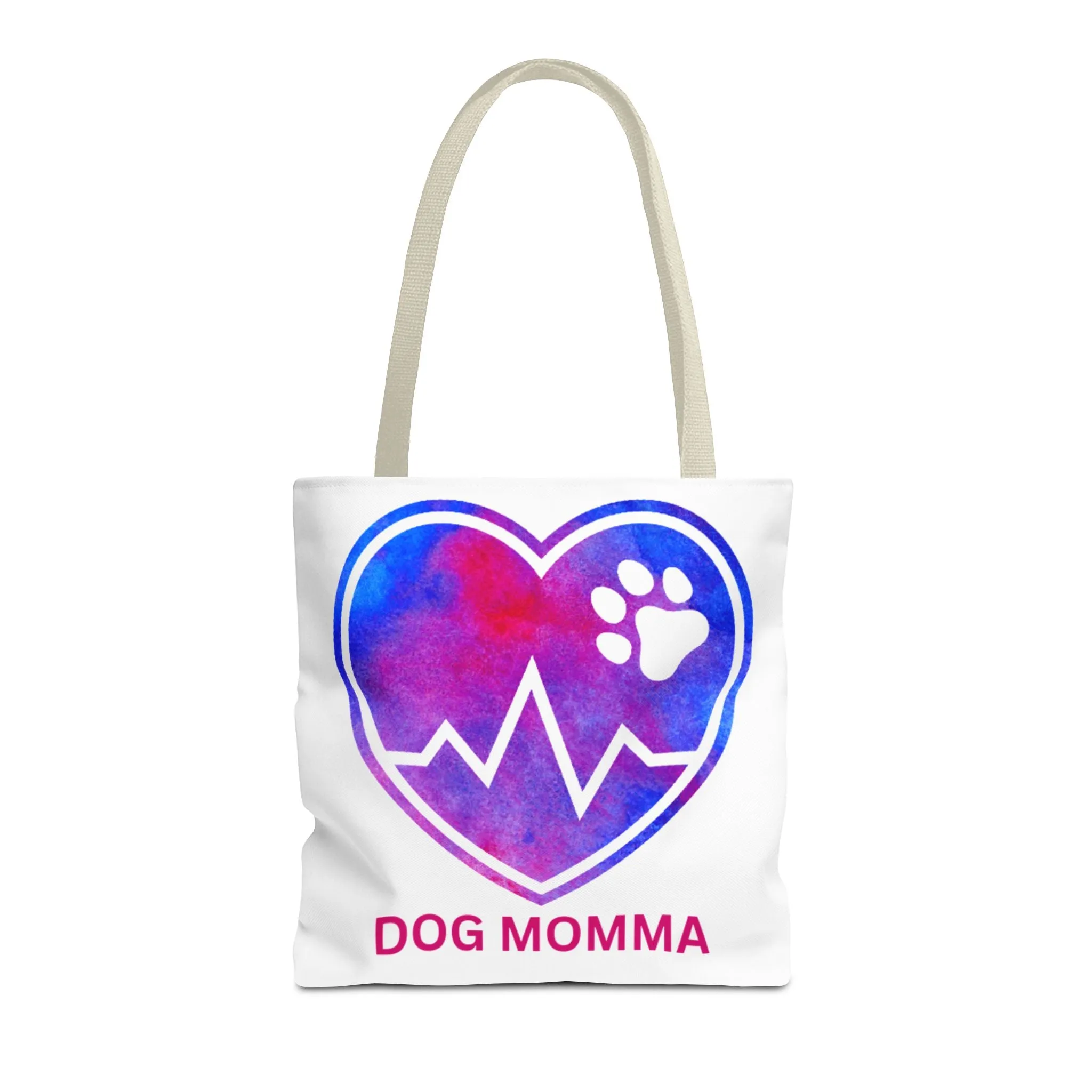 Dog Momma Tote Bag - Love, Paws & A Purpose