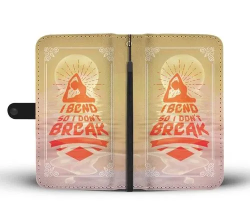 Don´t Break Yoga Wallet Phone Case w/ RFID Blocker