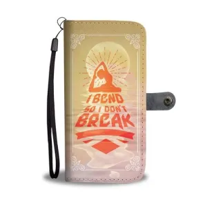 Don´t Break Yoga Wallet Phone Case w/ RFID Blocker