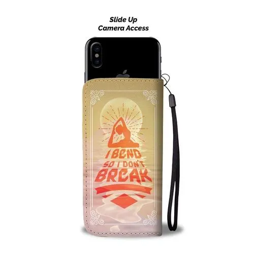 Don´t Break Yoga Wallet Phone Case w/ RFID Blocker