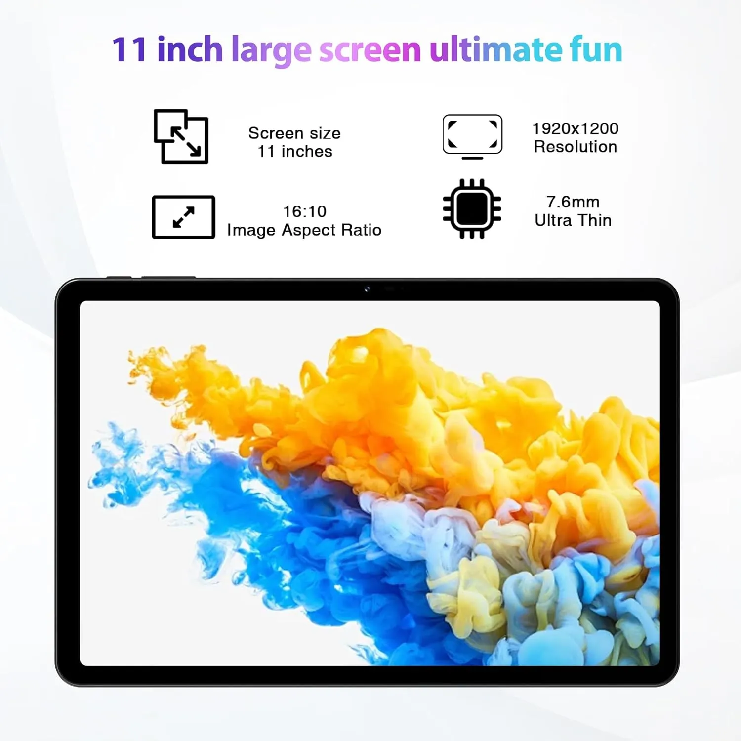DOOGEE T30S Android Tablet,11 Inch 2.4K Android 14 with 16GB 256GB 1TB Expand,2024 Octa-Core Gaming Tablet with 8580mAh Large Battery,13MP 8MP, BT5.0,5G WiFi,Widevine L1,GPS,OTG,Black