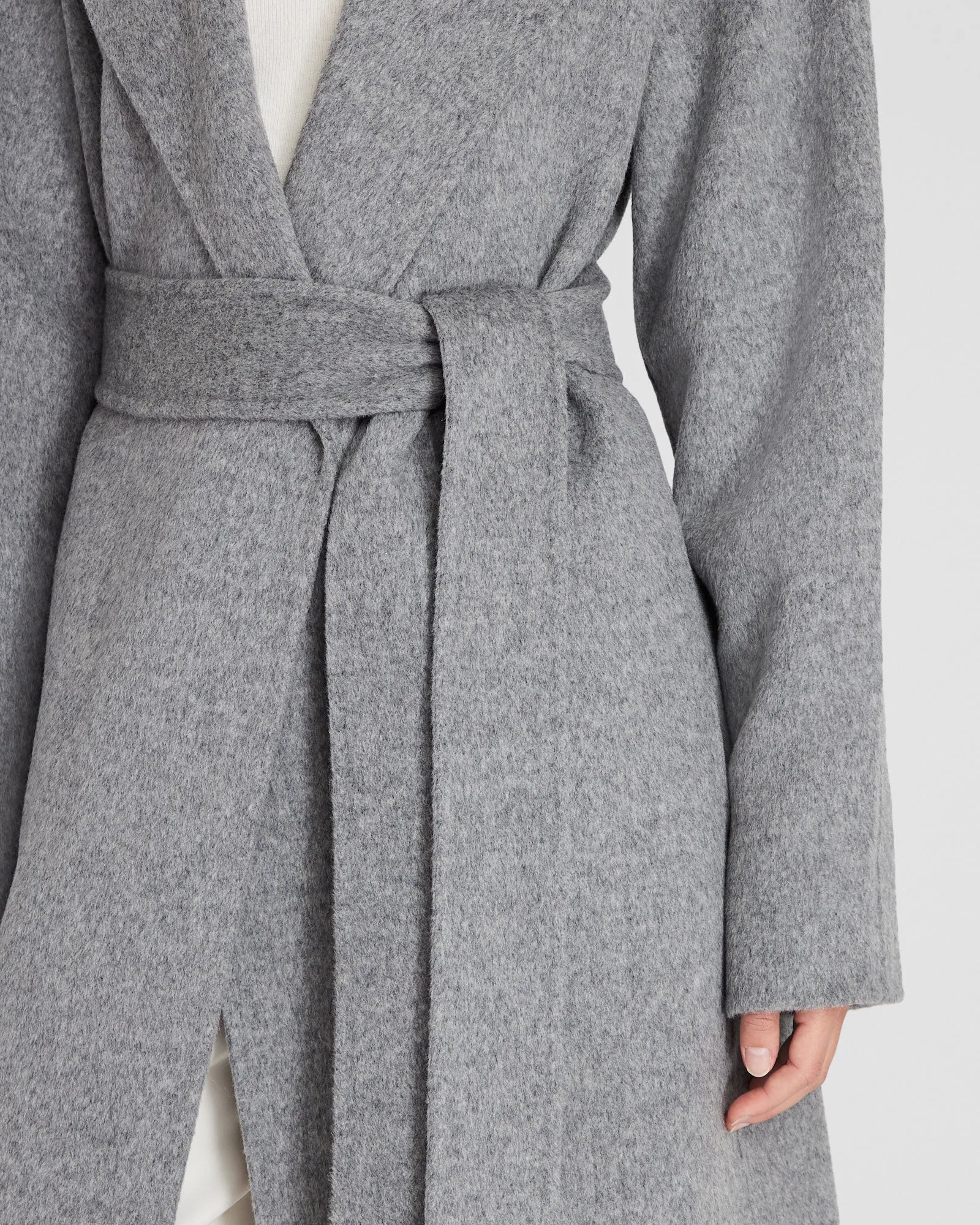 Double-Faced Wrap Coat