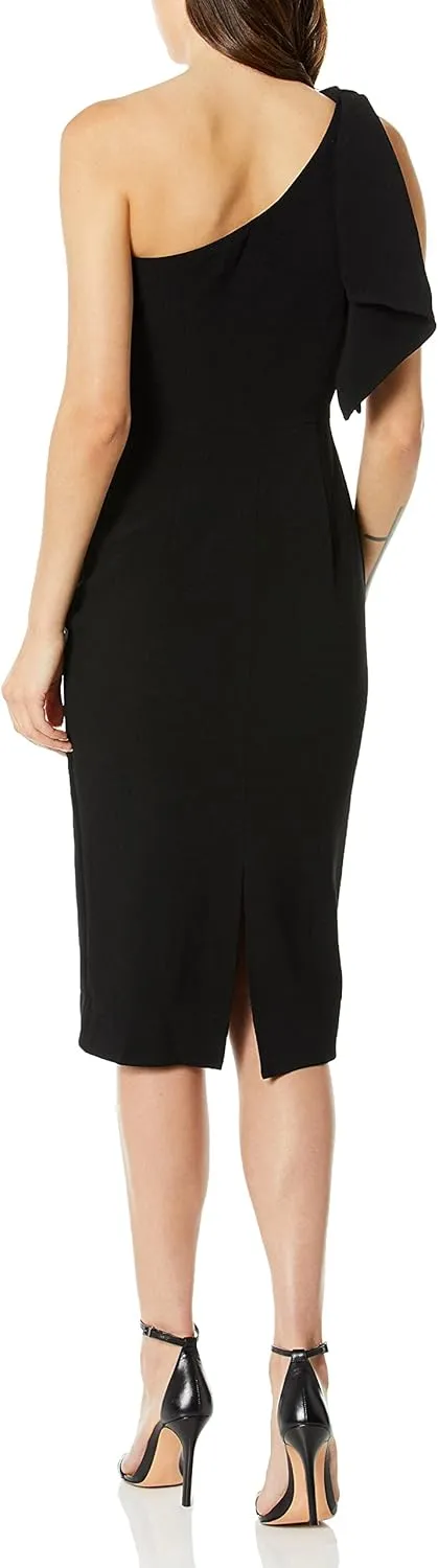 Dress the Population Women's Nicole Sleeveless Bodycon Stretch Midi Sheath Dress