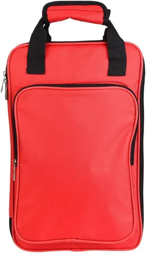 Drum Stick Carrier, Thickened Cotton Material, Wearable, Large Storage Capacity, Carbon Buckle Strap, Double Head, Red Oxford Cloth Drumstick