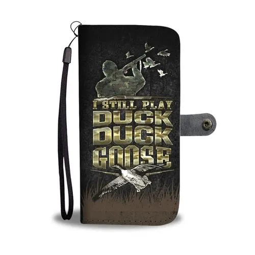 Duck Goose Wallet Phone Case with RFID Blocker
