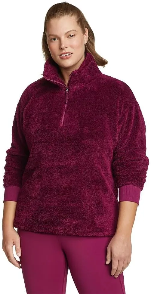 Eddie Bauer Women's Quest Plush 1/4 Zip Fleece