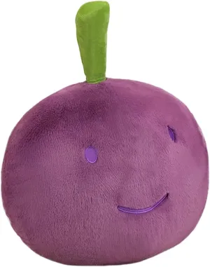 ELAINREN Kawaii Fruit Grape Plush Toy Soft Purple Grape Stuffed Food Dolls Realistic Grape Shape Plushie Figure Gifts/19.6''