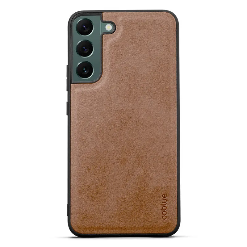 Elegant Leather Finish Back Cover for Samsung S22 5G