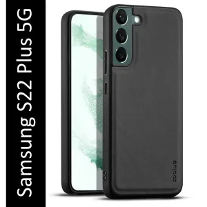 Elegant Leather Finish Back Cover for Samsung S22 Plus 5G